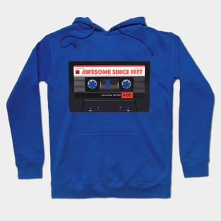 Classic Cassette Tape Mixtape - Awesome Since 1977 Birthday Gift Hoodie